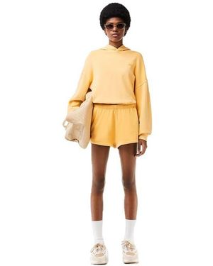 Lacoste Fleece Jogger Shorts - Yellow