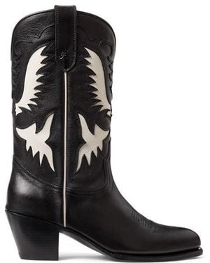 Polo Ralph Lauren Western Cowboy Boots - Black