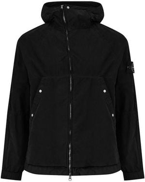 Stone Island David T-C Hooded Jacket - Black