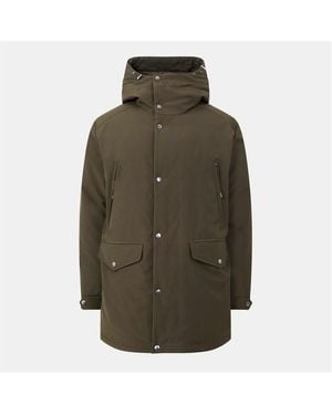 Moncler Quilted Water-Repellent Insulated Parka - Green