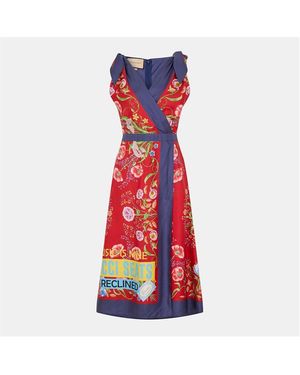 Gucci Long Maxi Dress - Red