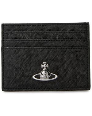 Vivienne Westwood Viv Card Holder Sn64 - Black