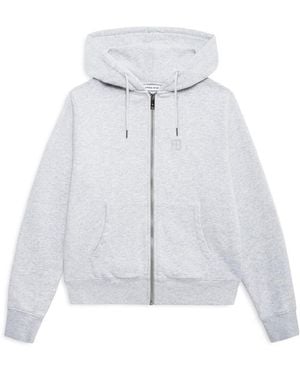 Anine Bing Zip Hoodie - White