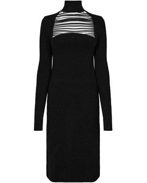 Bottega Veneta Structured Mini Dress - Black