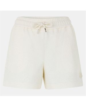 Moncler Lightweight Woven Elasticated Waist Tracksuit Shorts - White