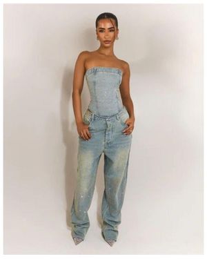 Mars the Label Kai Straight Leg Jeans - Blue