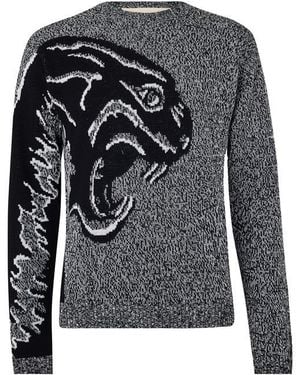 Valentino Val Panther Knit Sn64 - Grey