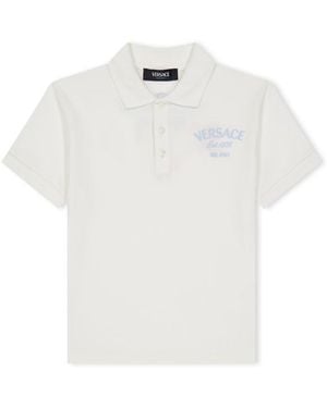 Versace Logo Polo Jn44 - White