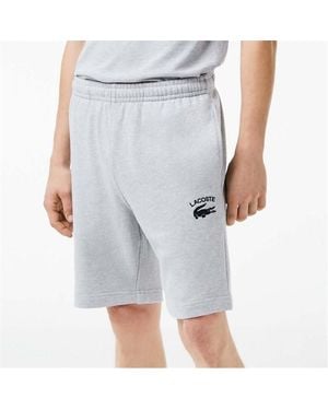 Lacoste Embroidered Shorts - White