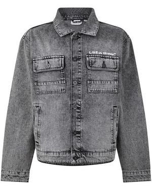 L/AB Off White L/Ab Off Diag Dnm Jk Sn71 - Grey