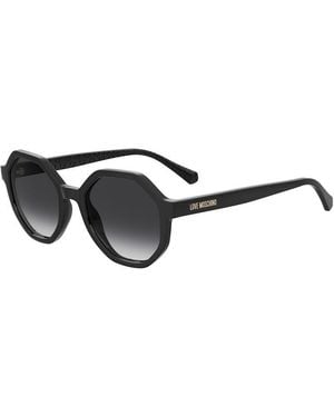 Moschino Round Sunglasses - Black