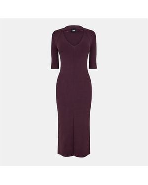 BOSS Fezanin Bodycon Fit Dress - Purple