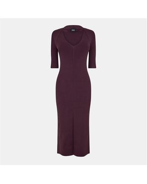 BOSS Fezanin Bodycon Fit Dress - Purple