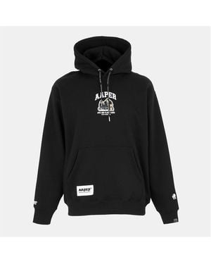 Aape Pull Over Hoodie - Black