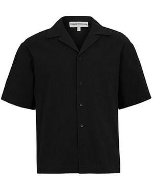 The Couture Club Patterned Short Sleeve Shirt - Blue