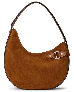 Ralph Lauren Tasha Large Shoulder Bag - Brown