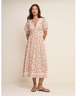 Nobody's Child Long Maxi Dress - Natural