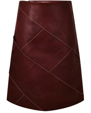 Bottega Veneta Midi Skirt - Brown