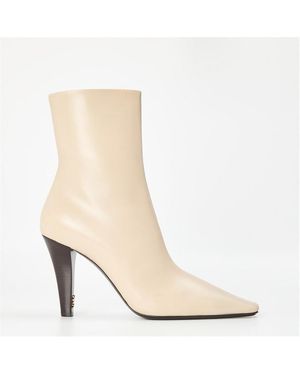 Saint Laurent Geena Wedge Trainers - Natural