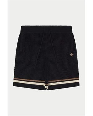 The Couture Club Woven Tracksuit Shorts - Black