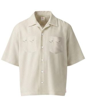 Levi's Ss Boxy Western Criss Cross - Natural