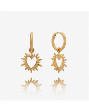 Rachel Jackson Love Hug Hoop Earrings - Metallic