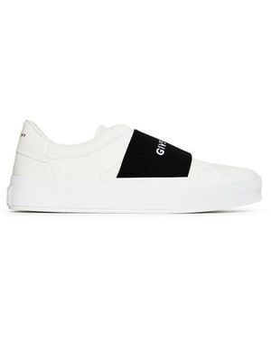 Givenchy City Sport Calfskin Leather Trainers - Black