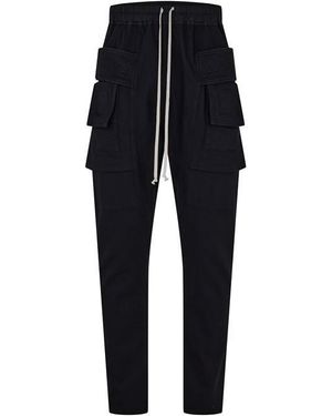 Rick Owens Ds Creatchcargo Cargo Trouser - Black