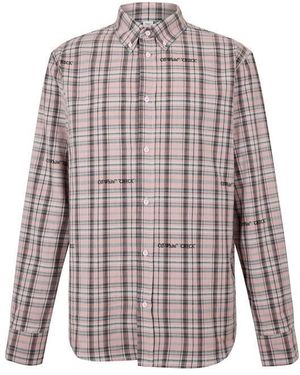 Off-White c/o Virgil Abloh Long Sleeve Patterned Shirt - Multicolour