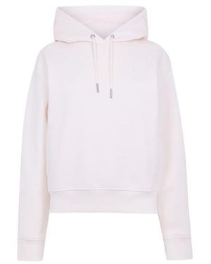On Shoes Club C Cropped Pull Over Hoodie - White