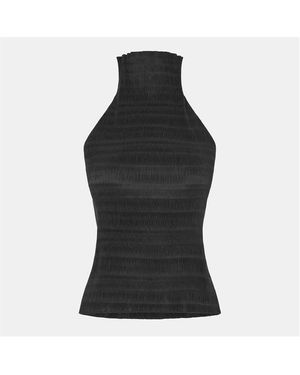 Magda Butrym Heron Jlly Lceup Top Ld34 - Black