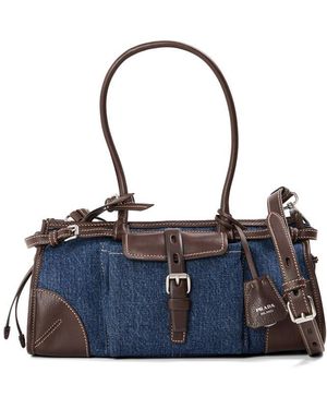 Prada Top Handle Bag - Blue