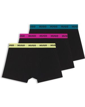 HUGO 3 Pack Trunks - Black