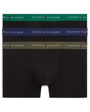 Tommy Hilfiger 3-Pack Logo Waistband Trunks - Multicolour