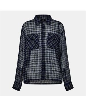Represent Structured Utility Overshirt - Blue