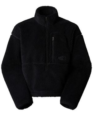 The North Face Extreme Pullover 1/4 Zip Pile Fleece - Black