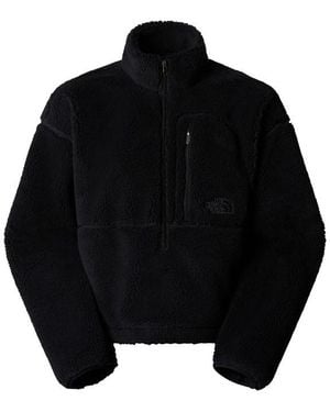 The North Face Extreme Pullover 1/4 Zip Pile Fleece - Black