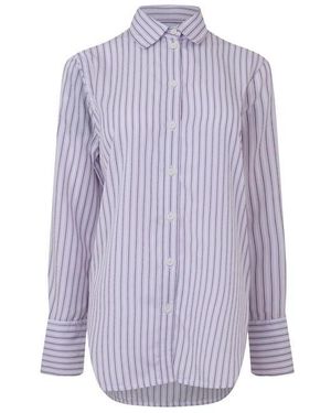 Barbour Evangeline Long-Sleeve Patterned Shirt - Purple