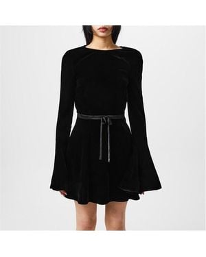Saint Laurent Saint Robe Maxi Dress - Black
