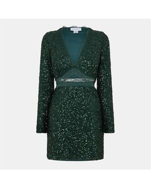 Never Fully Dressed Mini Dress - Green