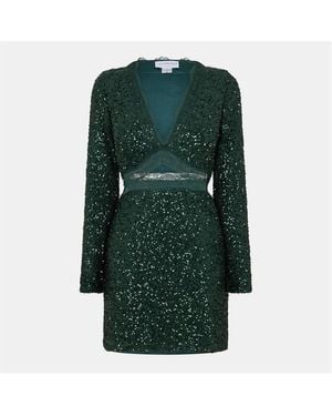 Never Fully Dressed Mini Dress - Green