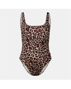 Goldbergh Riviera Scoop Neck Swimsuit - Brown