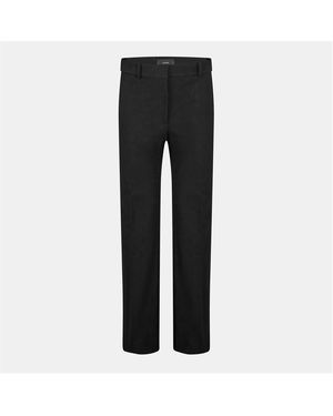 JOSEPH Tafira Gabardine Stretch Trousers - Black