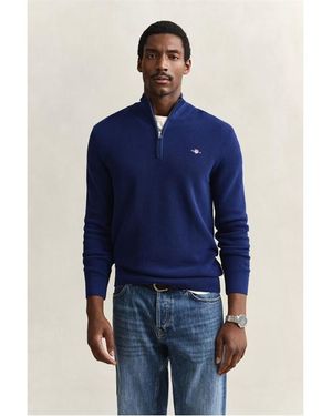 GANT Crew Neck Jumper - Blue