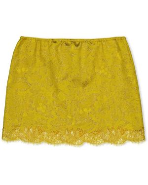Saint Laurent Saint Skirt Ld64 - Yellow
