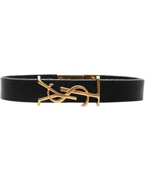 Saint Laurent Cassandre Bracelet - Brown