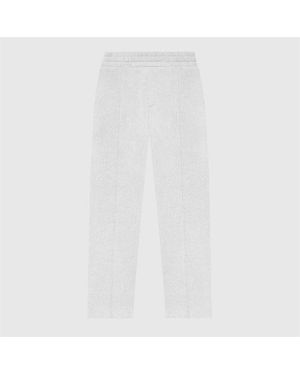 Manière De Voir 420Gsm Pintuck Joggers - White
