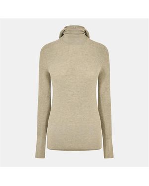 Fear Of God Long Sleeve Relaxed Fit T-Shirt - Natural