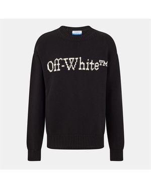 Off-White c/o Virgil Abloh Off Chunky Knit - Black