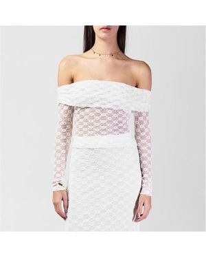 Bardot Adoni Off The Shoulder Top - White